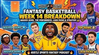Week 14 Fantasy Basketball: Waiver Gems, Hot Hands, and Your Lock Pick of the Week