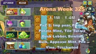 PvZ 2: ARENA STRATEGY WEEK 325 #1 - Using Free plant and Low level (1.1M - 1.4M)