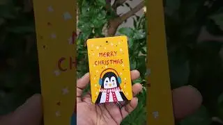 Christmas Special Bookmark🎄Let's paint a cute christmas bookmark for all the booklovers #diybookmark