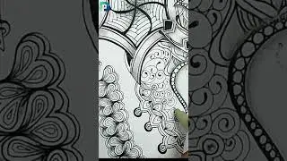 Day17 ~ Inktober Tangles 2025 ~ 'SwiSit'