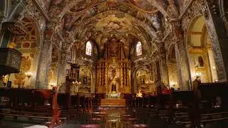Parroquia-Museo San Nicolás Valencia grabado con DRON