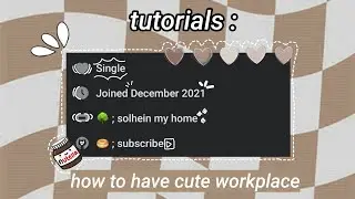 how to have cute workplace | random tutorials