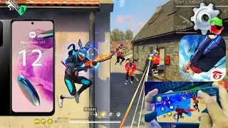 La MEJOR sensibilidad para Redmi Note 12S en Free Fire 2026 🔥 TODO ROJO