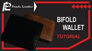 #3 MAKING A BIFOLD WALLET || Panda Leather || Leather craft || DIY II FREE PATTERN