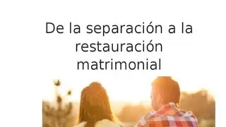 Testimonio de Restauracion Matrimonial 