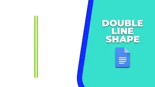 How to insert double lines shape in Google Docs