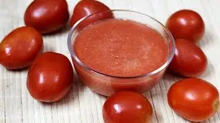 How to make tomato puree  -  Quick and easy tomato puree recipe