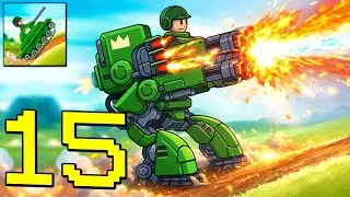 Hills of Steel - Gameplay Walkthrough Part 15 - Shooting, Update Tank, Solo vs Team, (Android,iOS)