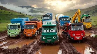 INDONESIA 15 - Truk Crane, Excavator, Truk Molen, Bulldozer, Ambulan, Damkar, #Truck #Kontruksi #Jcb