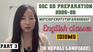 SSC GD  English Previous year questions | Explained in Nepali | Darjeeling | Kalimpong | Sikkim 