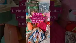 Spill Hadiah ulangtahun Nara ❤️ #Kids #Ulangtahun #birthday #kado #kadoanak #gift #naradisa