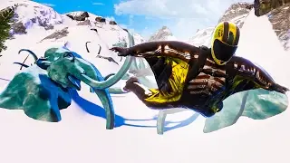 WINGSUITING THROUGH MAMMOTH TUSKS! - STEEP GAMEPLAY