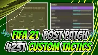 FIFA 21 *NEW* MOST META 4231 PRO PLAYER CUSTOM TACTICS & PLAYER INSTRUCTIONS | POST PATCH | FUT 21!!