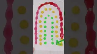 color splash door/ colour drops 🤯🤯 #art #waterart #shortsfeed #satisfyingart #trending #youtubeshort