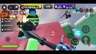 Me and my brother and friends cook in 4v4 roblox rivals part1 💯🎊👑