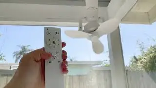 Versa Indoor Outdoor Oscillating Ceiling Fan Review, See how it oscillates in MULTIPLE directions