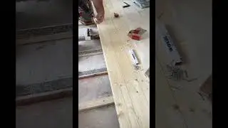 Dielenboden auf Balken schrauben/ Holzboden auf Lattung verlegen / Unterbodenkonstruktion herstellen