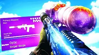 i used a SNIPER SCOPE on the ODEN in warzone.. 🎯
