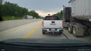 Dashcam Video of Toyota Safety Sense Automatic Emergency Braking on a 2025 Toyota Sienna