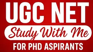 Study With Me for UGC NET 2025 July Exam | Focus Session 💪🏻 POMODORO | Calm Relaxing Music 🎵