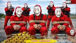 PARKOUR VS MONEY HEIST! 2 | BAD GUYS: No ESCAPE, The Gold Meant Nothing (BELLA CIAO) Epic POV
