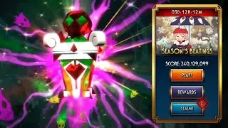 [Skullgirls Mobile] High streak Season's Beatings prize fight & Frosted Diamond Relic opening