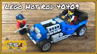 LEGO HOT ROD 40409 COMPLETE BUILD - 142 BRICKS SPEED BUILD - BRICK BY BRICK