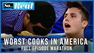 BLIND Tasting, Sack Races and CARNIVALS! | Season 15 | Full Episodes 4 - 6 | Worst Cooks In America