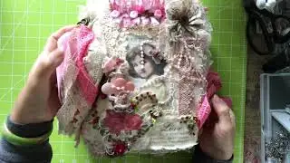 Vintage Love Letter Fabric Journal (Kit From Msgardengrove1 FB Group)