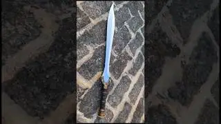 Forging a Spartan Sword from a Rusted Chain | Laconian Blade Resurrection #diy #blacksmith #handmade
