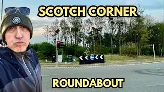 Stealth Camping on a Busy Roundabout At Scotch Corner