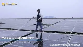 Mega Solar Project Installation 💡 | Nexa Solar Large Scale Solar Plant