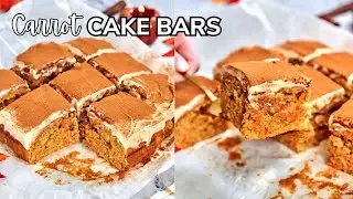 Easy Carrot Cake Bars | One-Bowl Recipe with Cream Cheese Frosting