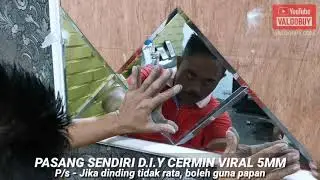 Cara Pasang D.I.Y Cermin Diamond Viral 5mm | Valoobuy