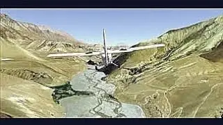 Fly over Kali Gandaki river to Upper Mustang in GeoFS 3D  simulator