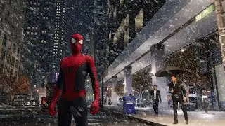 Traje Andrew Garfield combatendo crimes | Spider-Man Remastered com mais de 20 MODS