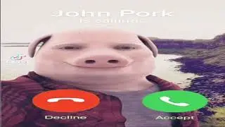 A monkey runs across your screen while you get a call from John Pork