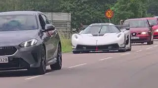Koenigsegg Jesko Attack of Carina Lima entering Aurora in B&aring;stad, Sweden