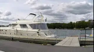 Green Screen Background a Large Boat or Yach in a harbor/Chroma Key Backgrounds
