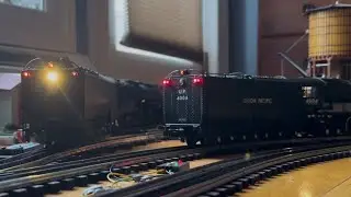 Dual Union Pacific Big Boy run session with Big Boy #4012 & Big Boy #4004
