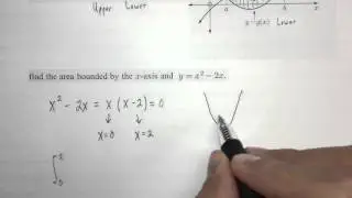 Calculus: Area between functions