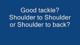 Tackle from behind.wmv