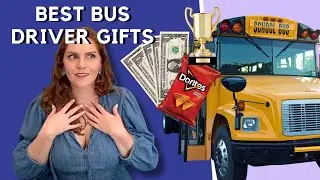 Bus Driver Appreciation Gift Guide $0 $5 $10 | School Bus Driver Card Ideas, Easy Crafts, Cute Gifts