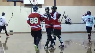 Amazing Goals - Surrey Thrashers vs. Surrey Crooks (2/7/15) Ball Hockey