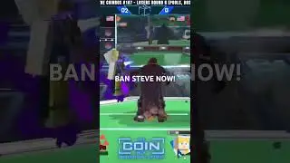 STEVE IS BAN? #smashbros #gaming #supersmashbros #smashultimate #memes #minecraft #ganondorf #steve