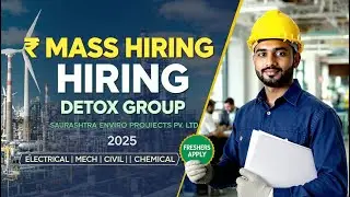 Detox Group Hiring 2025 | Freshers & Experienced Engineers Jobs | Electrical, Mechanical, Civil