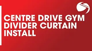 Centre Drive Gym Divider Curtain Install