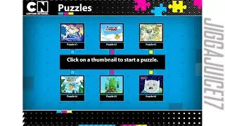 Cartoon Network Puzzles - Adventure Time Flash Game (No Commentary)