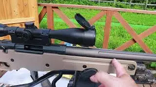アレス　AW338　安全カスタム　42ｍ射撃