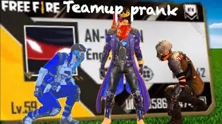 Free Fire TEAMUP prank in the classic mode | Best teamup prank | Revenge taken #uselessgamer